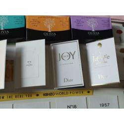 Parfum Proefjes, Zeepjes, Tasjes, Dior, Chanel, Lancome