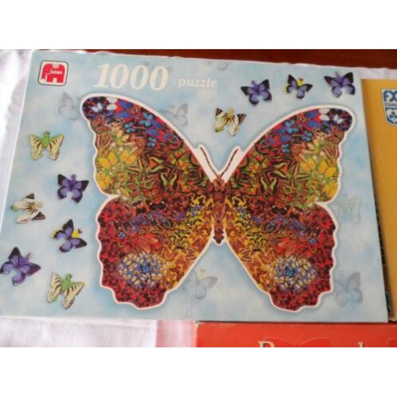 shaped jigsaw silhouette vlinder puzzels