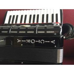 Italiaanse Victoria Paganini Freebass accordeon .