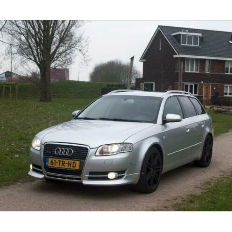 Audi A4 2.0 Tfsi Avant Quattro 147KW AUT 2007 Grijs, Leer