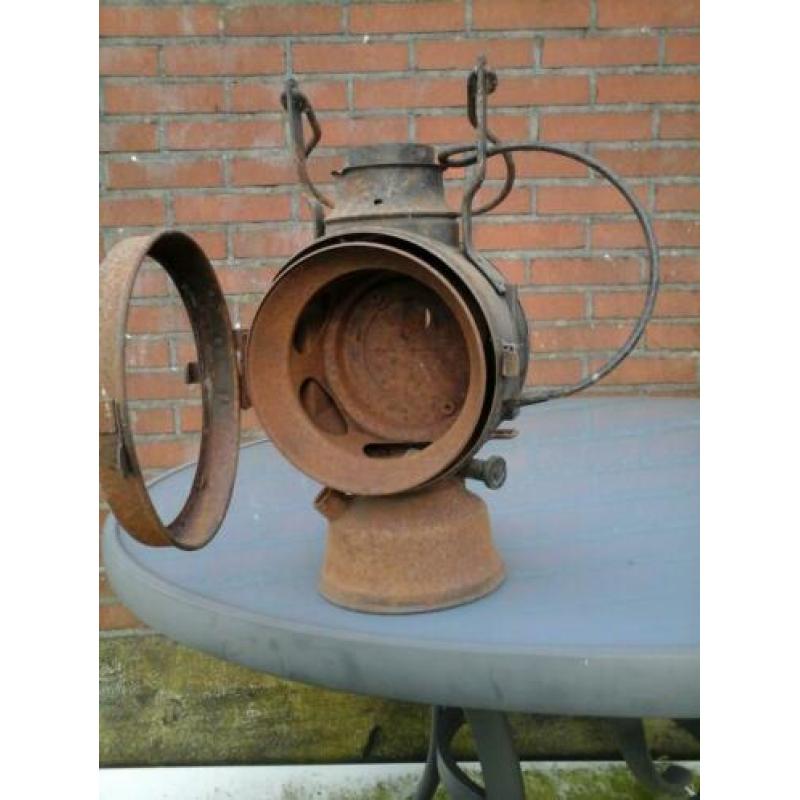 Oude lamp spoorwegen