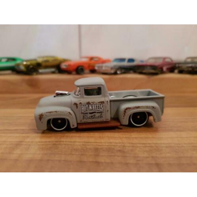 Hotwheels '56 Ford Pick-up Truck Mat Grijs