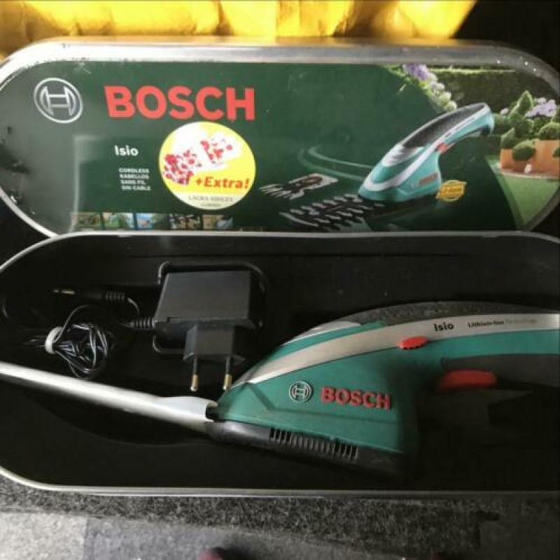 Bosch Isio Buxusschaar + Grasschaarblad heggenschaar