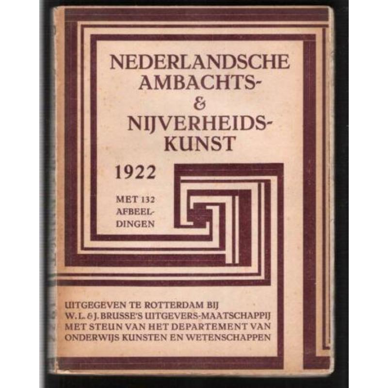 Ned. Ambachtskunst met 2 Houtsneden Chris Lebeau
