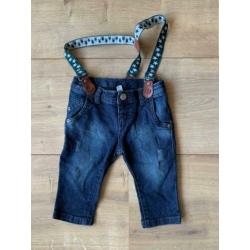 Z.g.a.n. Spijkerbroek / jeans met bretels, Hema, maat 62