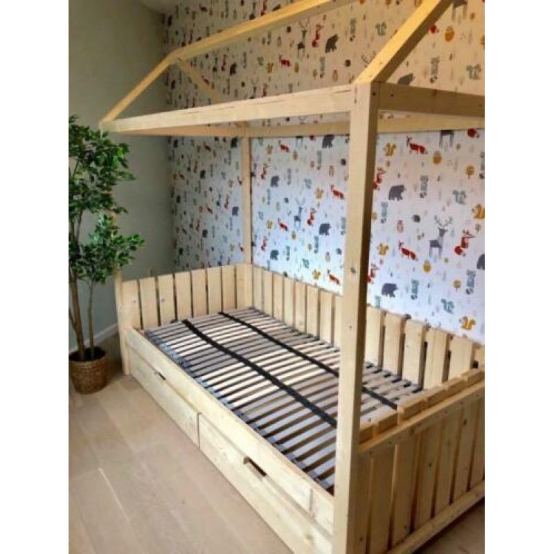 Huisjes bed bedhuisje met lade