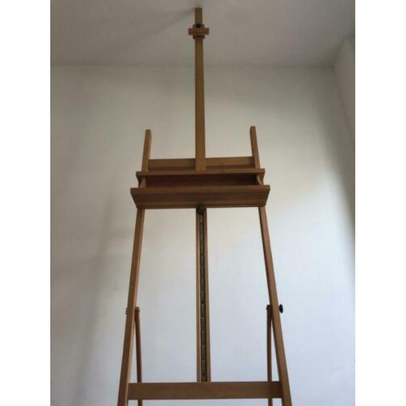 Schildersezel verstelbaar hout 140-290 cm