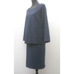 STEPS rok (L) en top (XL) donkerblauw
