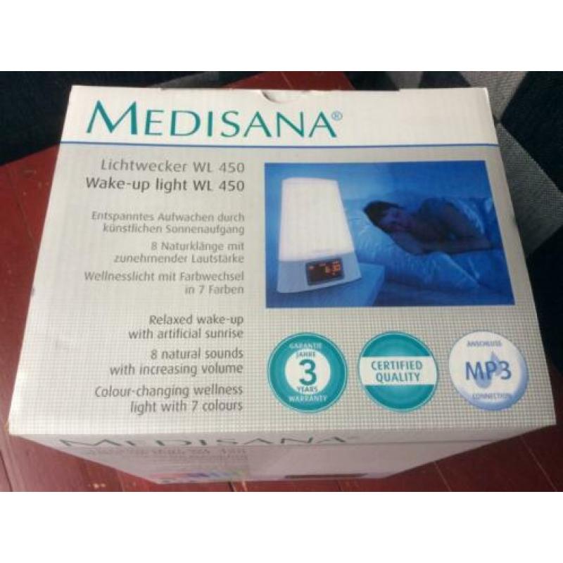 Medisana Wake-Up light Lichtwekker WL450 in doos