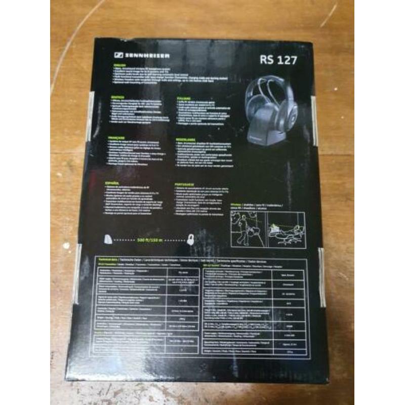 sennheiser draadloze koptelefoon rs127 NIEUW!