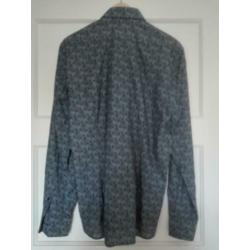 Overhemd / blouse / Britisch Indigo / maat 40