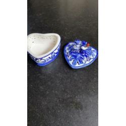 Antiek delfs blauw