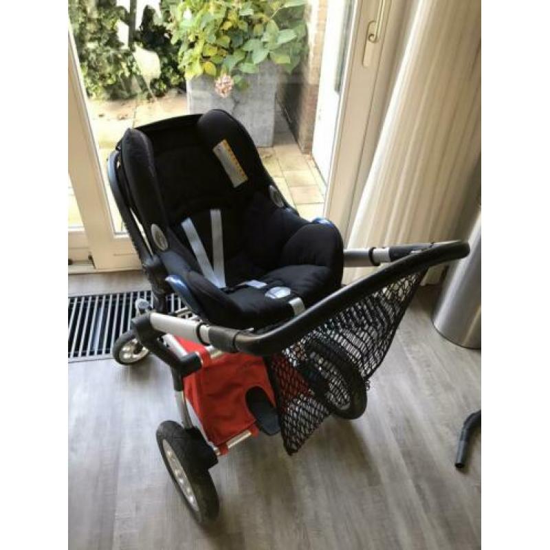 Joolz rood kinderwagen compleet