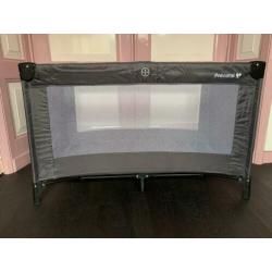 Prénatal campingbed grijs compleet