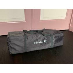 Prénatal campingbed grijs compleet