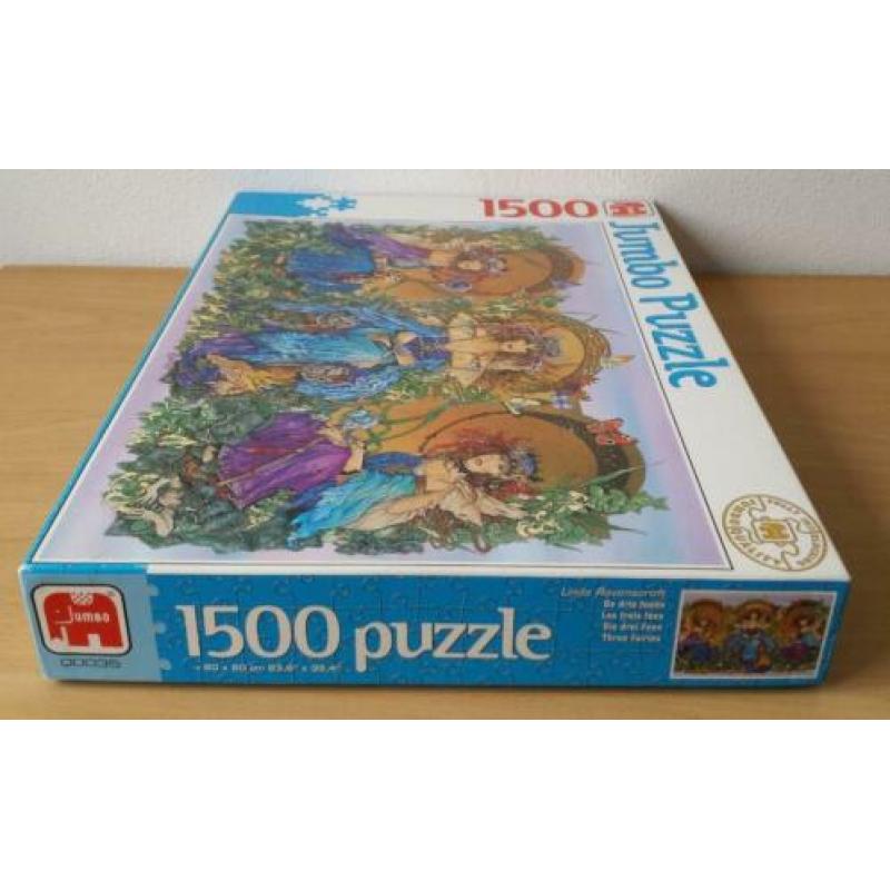 Puzzel De 3 Feeën - Linda Ravenscroft - 1500 stukjes - Jumbo