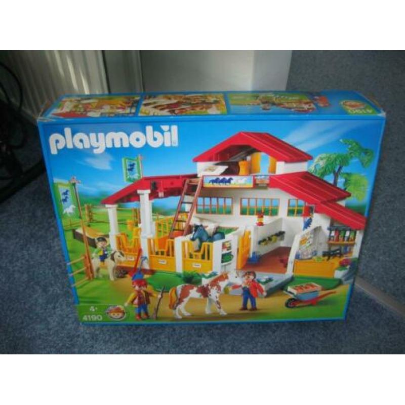 Manege van playmobiel in doos.