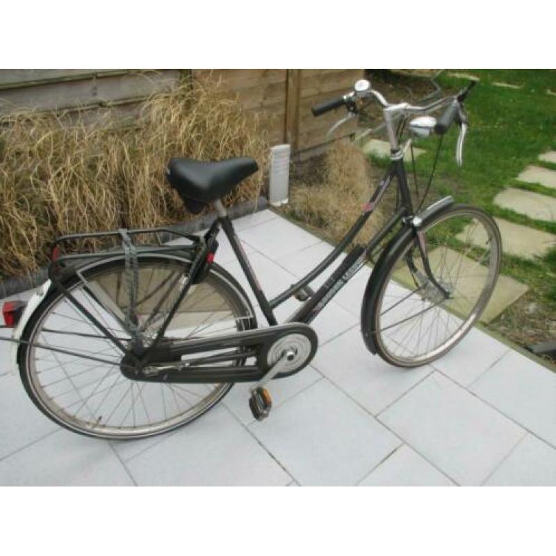 Damesfiets gouden leeuw goede staat