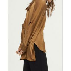 H&M premium - oversized top 100% zijde, 38 (89,95)