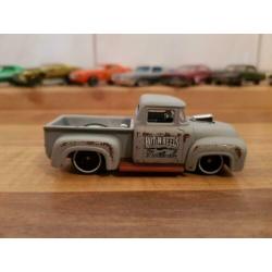 Hotwheels '56 Ford Pick-up Truck Mat Grijs