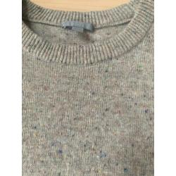 COS - Beige wollen trui met gekleurde spikkels maat S