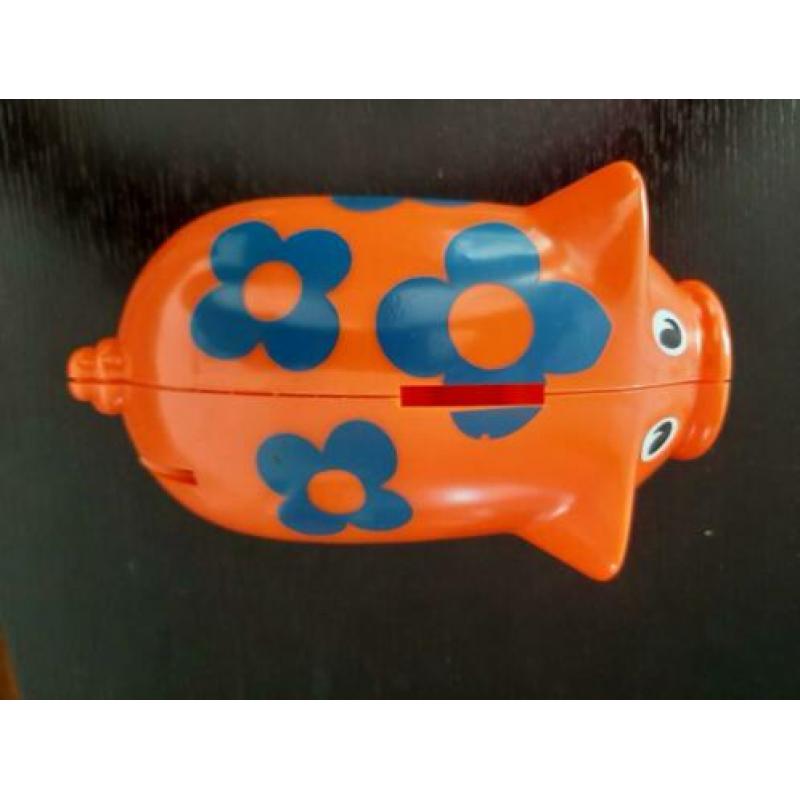 Spaarpot spaarvarken rabobank vintage varken Rabo met doos