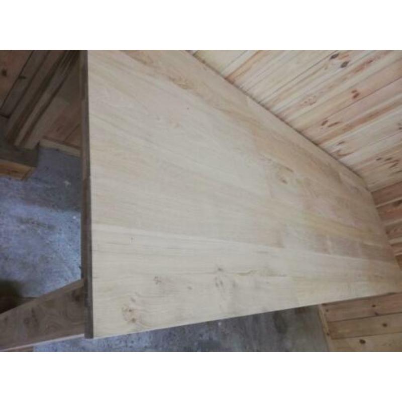 Grote eiken tafel 240x100