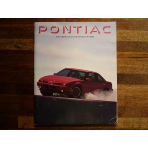 Pontiac catalog, alle modellen 1991 (USA)