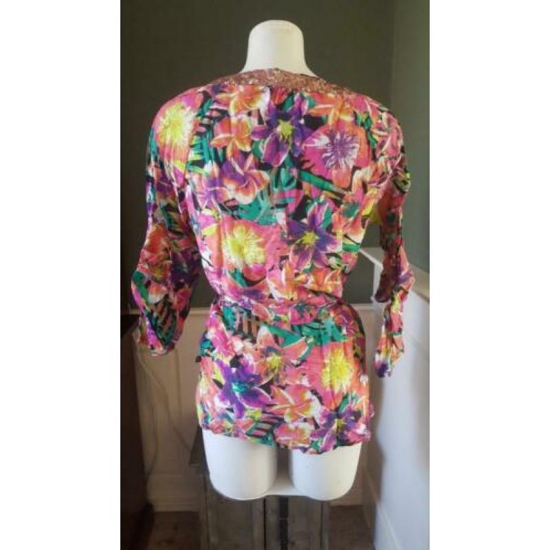 NIEUW met kaartje roze DEPT tuniek mt L 42/44, top, topje