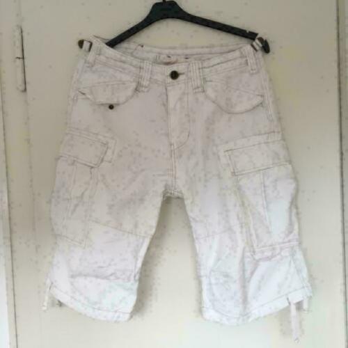 3670 Vintage denim witte broek JACK JONES; Mt=M Nieuwstaat