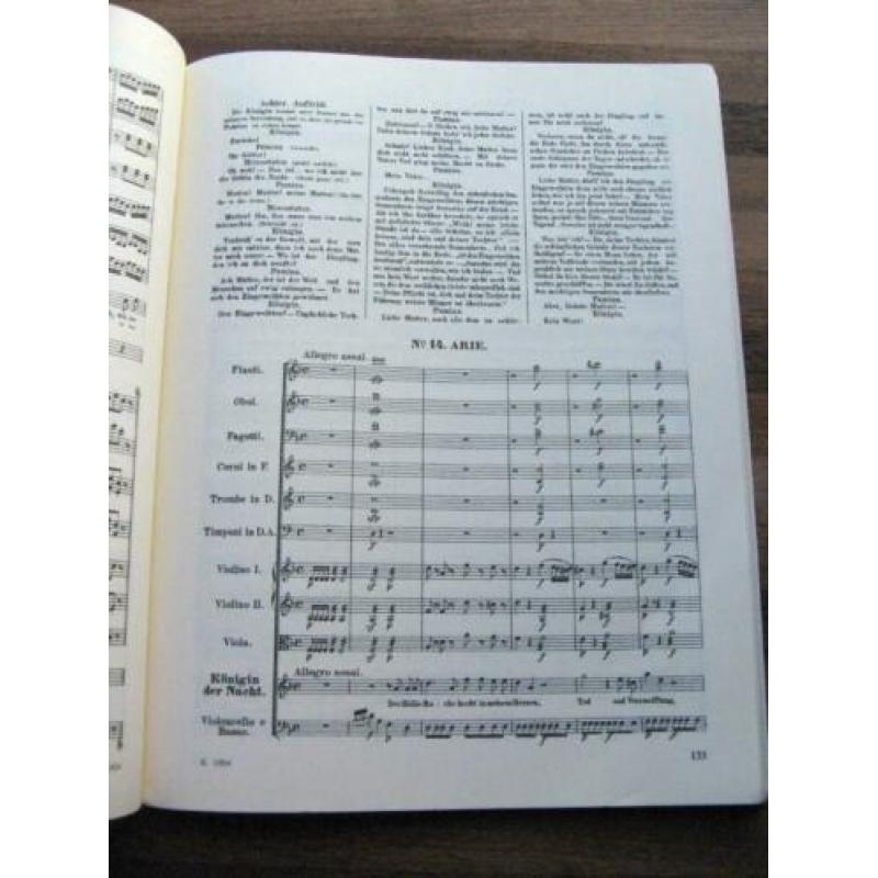 Partituur van "Die Zauberflöte" van Mozart