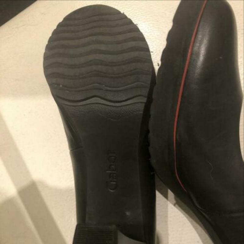 Gabor zwart leren pumps maat 39,5