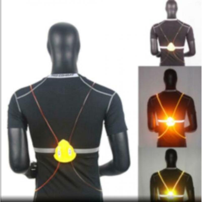 NIEUW!! Veiligheidsvest Hogezichtbaarheid met ledverlichting