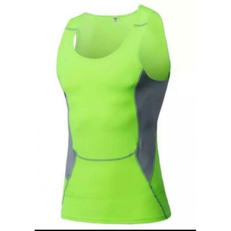 SALE Heren shirt snel drogend, stretch , 2 kleuren M L XXL