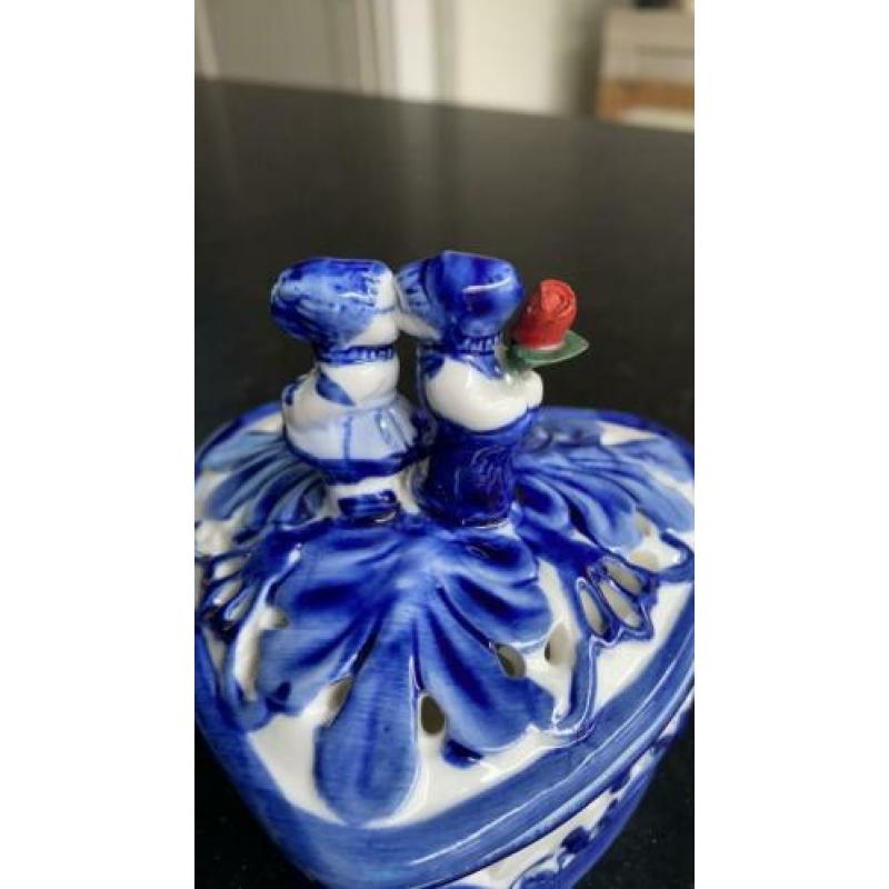 Antiek delfs blauw