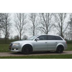 Audi A4 2.0 Tfsi Avant Quattro 147KW AUT 2007 Grijs, Leer