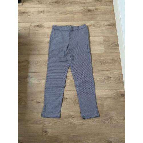 H&M geruite pantalon met rits maat M