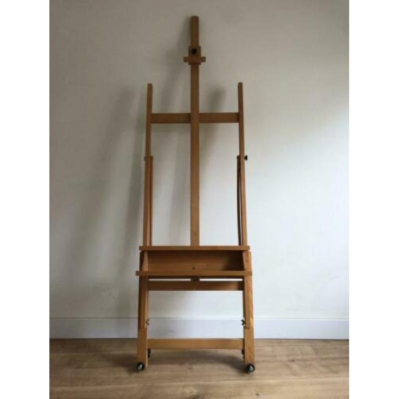 Schildersezel verstelbaar hout 140-290 cm