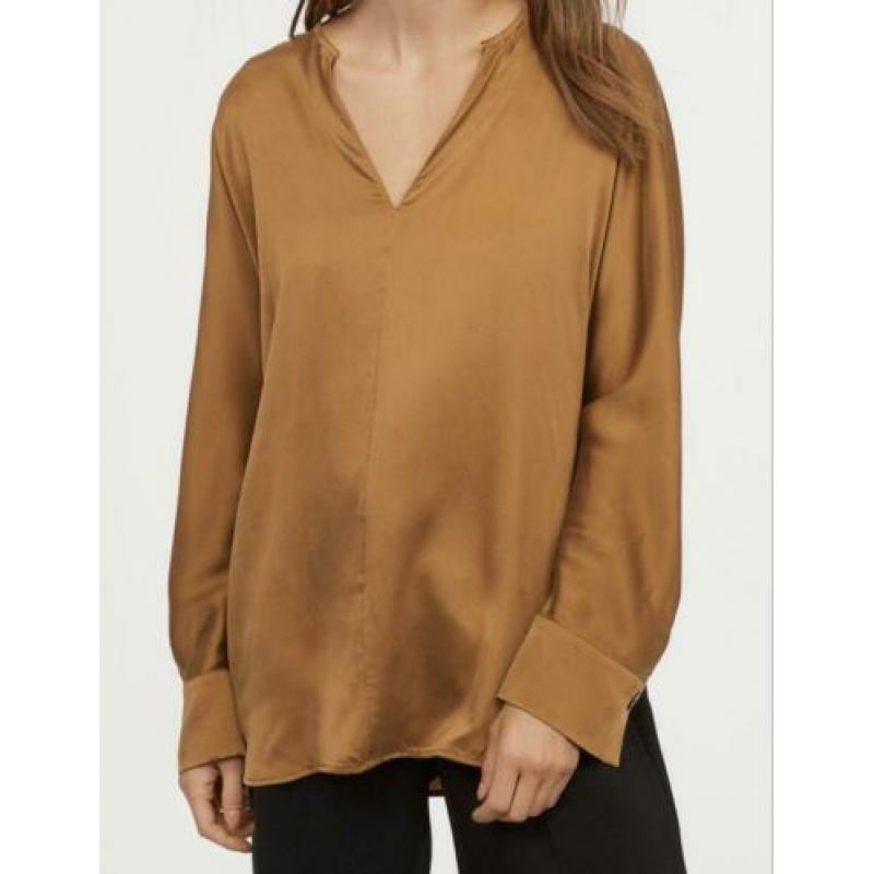 H&M premium - oversized top 100% zijde, 38 (89,95)