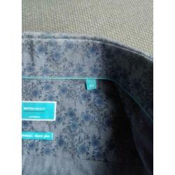 Overhemd / blouse / Britisch Indigo / maat 40