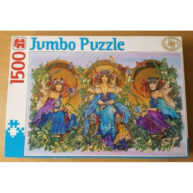 Puzzel De 3 Feeën - Linda Ravenscroft - 1500 stukjes - Jumbo