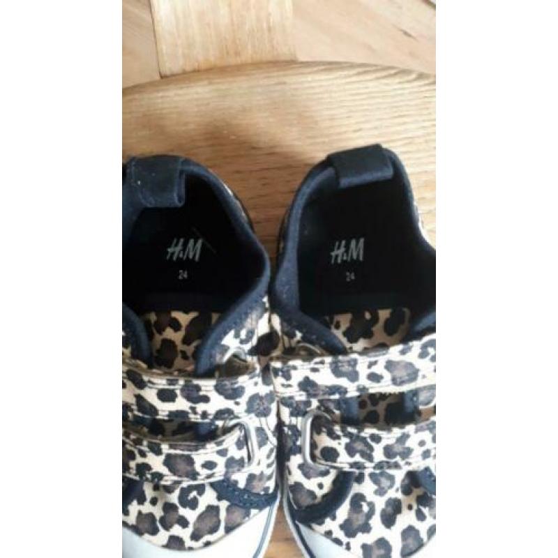 Sneakers gympen H&M leopard luipaard maat 24