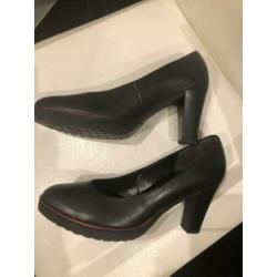 Gabor zwart leren pumps maat 39,5