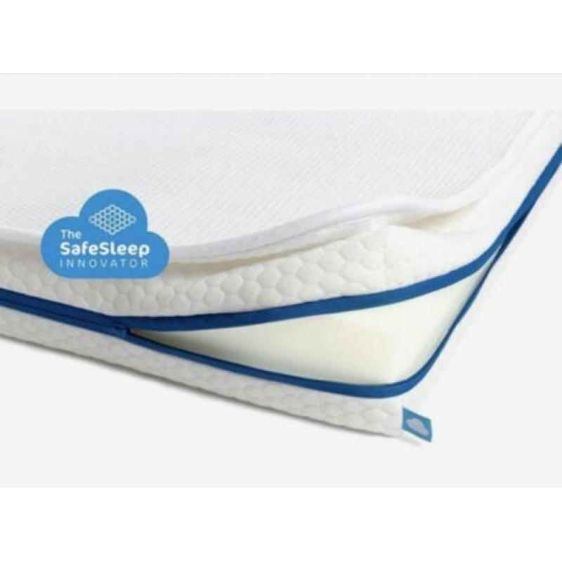 Kidsriver wieg Noa wit met aerosleep matras en hoeslaken