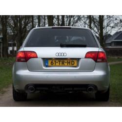 Audi A4 2.0 Tfsi Avant Quattro 147KW AUT 2007 Grijs, Leer