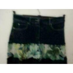 2 mooie rokken Gipsy blauw mt 40 bruin mt 42 nieuw