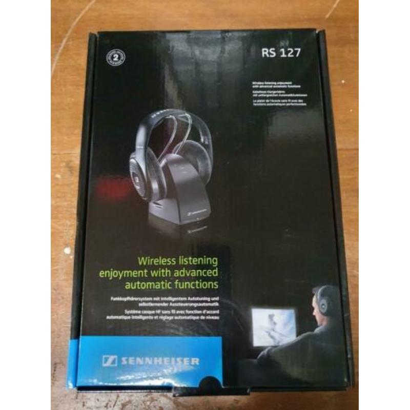 sennheiser draadloze koptelefoon rs127 NIEUW!