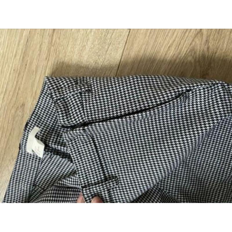 H&M geruite pantalon met rits maat M
