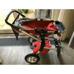 Joolz rood kinderwagen compleet