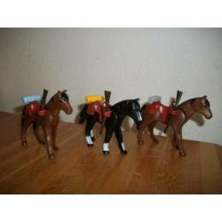 Mounty, ranger met paard of soldaat met paard
